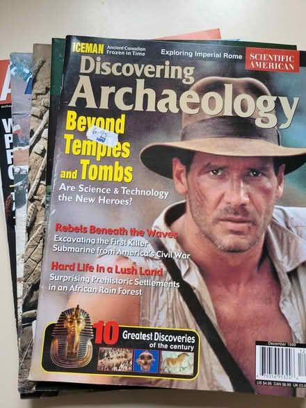 Photo of free 6 Archaeology Magazines (Erin Mills) #1