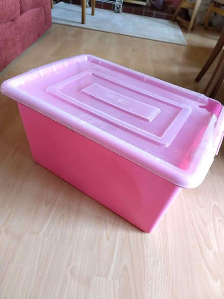Photo of free large plastic storage box (Caldecott OX14) #3