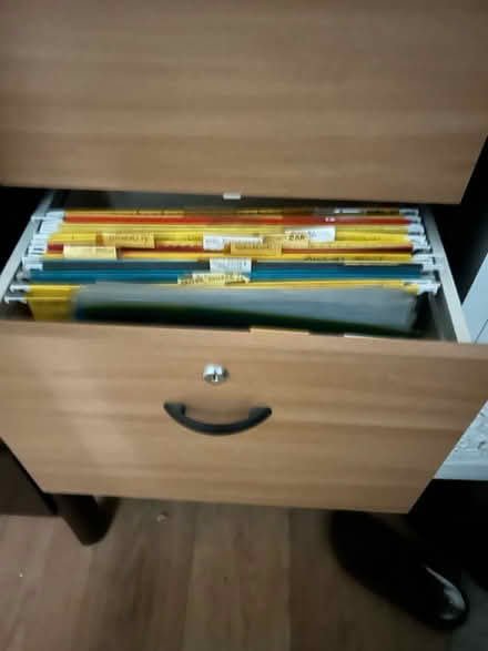 Photo of free 3 Drawer File Cabinet 110cm Tall (kingston upon thames, KT2) #2
