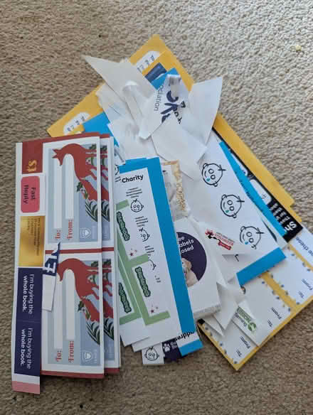 Photo of free Tissue paper, craft items, and stickers CAN POST (Whoberley CV5) #2