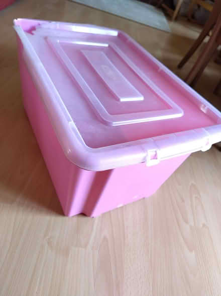 Photo of free large plastic storage box (Caldecott OX14) #1