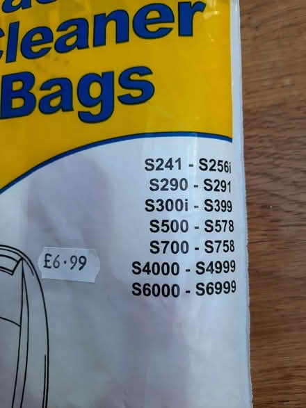 Photo of free Vacuum cleaner bags to fit Miele (Southbourne BH6) #2