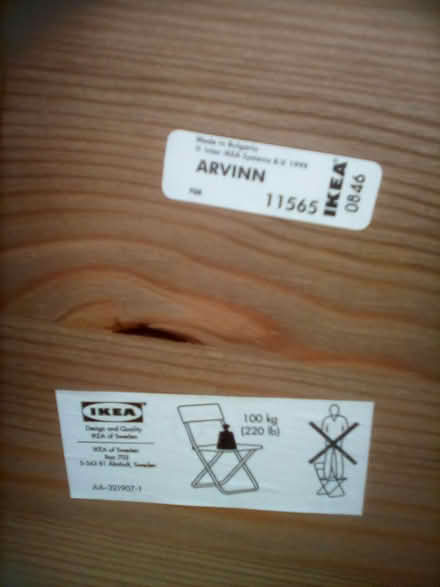 Photo of free Ikea folding chair (Hedge End SO30) #1