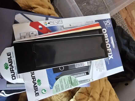 Photo of free Ring binder labels (Mitcham CR4) #1