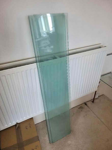 Photo of free 6 Glass shelves approx 260mm by 1220mm (Lower Walkley S6) #1
