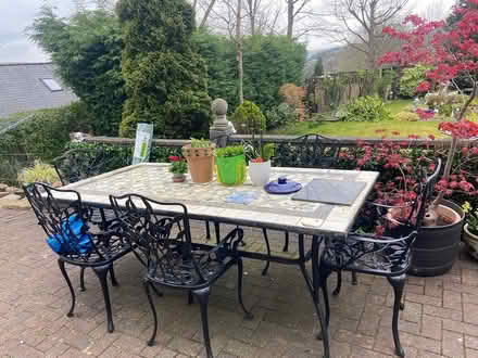 Photo of free Garden table mosaic large (Rawtenstall) #1