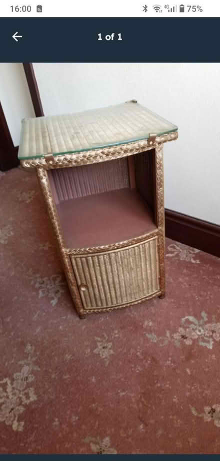 Photo of free Rattan bedside cabinet (Mawdsley PR75) #1