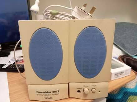 Photo of free Mains powered computer speakers (Pooley Green TW20) #1