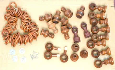 Photo of free Curtain rings and fittings assorted (Burgess Hill RH15) #1