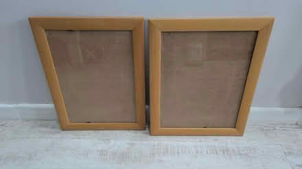 Photo of free Pair of Pine Picture Frames (RG24 Old Basing) #1