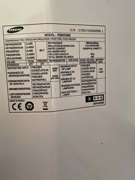 Photo of free Samsung tall gloss black freestanding freezer (Penn HP10) #4