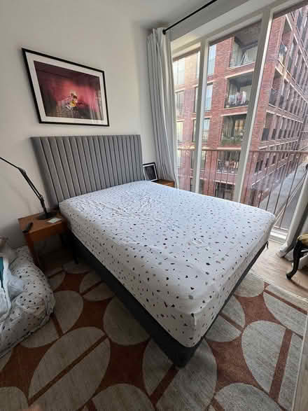 Photo of free Double mattress and headboard (Hackney Wick) #1