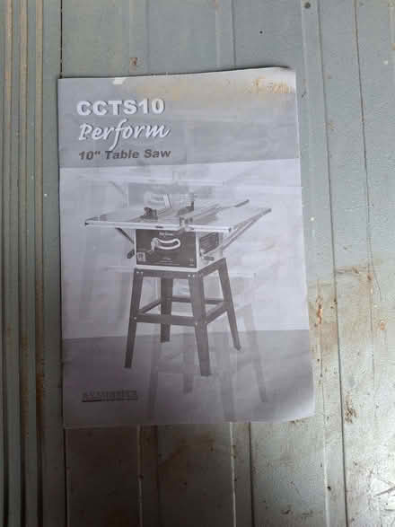 Photo of free Table saw (Church Hanborough OX29) #1