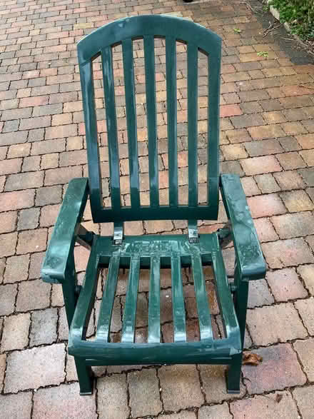 Photo of free Reclining plastic garden chair (Langwathby CA10) #2