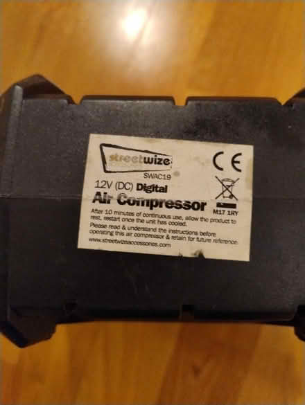Photo of free 12v air compressor (S11 Brincliffe) #4