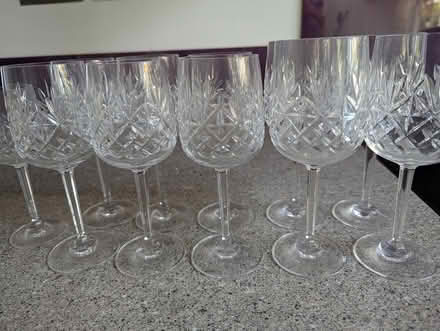 Photo of free Cut glass wine glasses (Abingdon OX14) #1