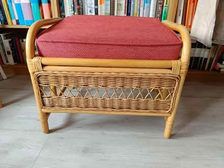 Photo of free Wicker framed stool (Bridlington - The Avenues YO15) #1