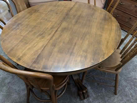 Photo of free Claw foot table with broken base (141 & Big Bend, Valley Park) #3