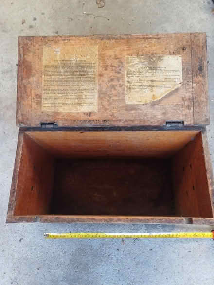 Photo of free Old wooden box (North Elmham) #2