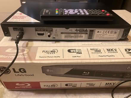 Photo of free LG DVD player with remote-no audio? (KT15) #2
