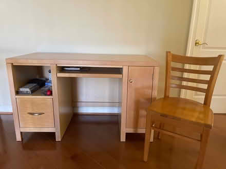 Photo of free Study desk with chair (McLean) #1