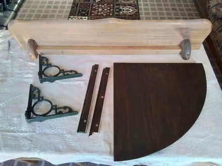Photo of free 3 pine shelves and brackets (Shirley SO16) #2