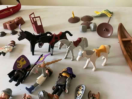 Photo of free Playmobil Figures : Knights in Armour and horses (Wash Common RG14) #2
