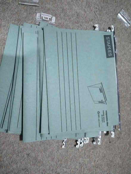 Photo of free Suspension files for filing cabinet (Cambridge GL2) #1