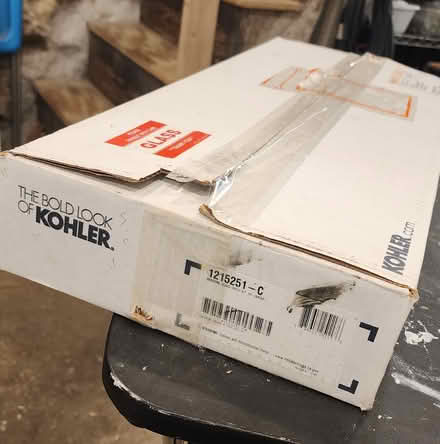 Photo of free Kohler bathroom cabinet shelves (Stoneham) #1