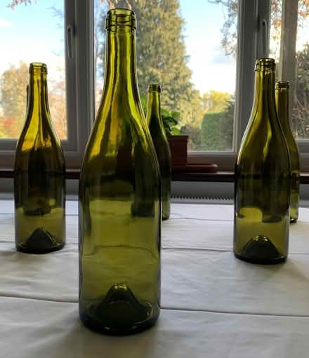 Photo of free 6 Burgundy wine bottles (New Malden, KT3) #1