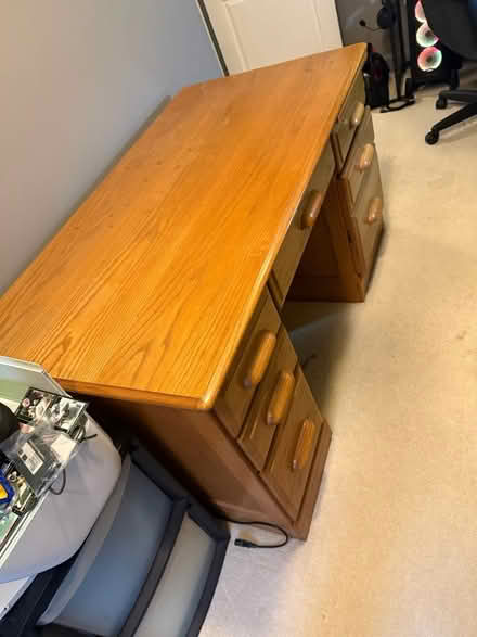 Photo of free Old Wooden Desk (Brookeville) #2