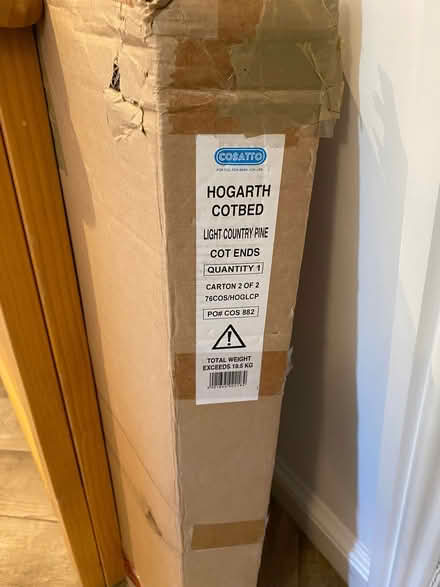 Photo of free Cot bed (Highway SL6) #1
