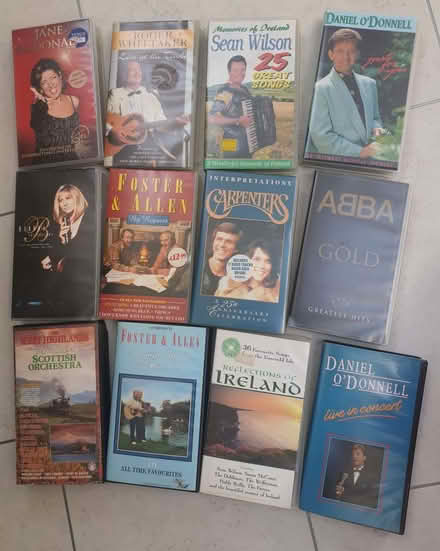 Photo of free 12 Music VHS Tapes (Chelmer Village CM2) #2