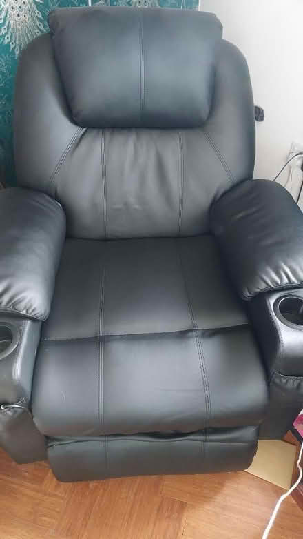 Photo of free Riser recliner black chair (Over Norton OX7) #1