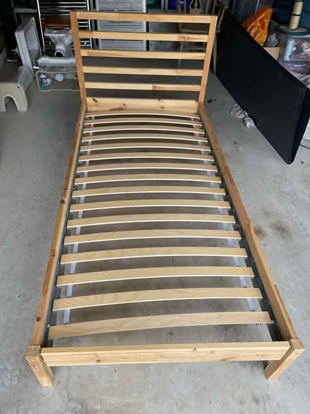 Photo of free Single bed frame - Ikea Tarva (Wingfield) #2