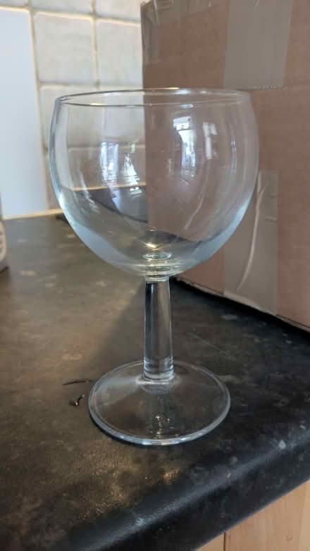 Photo of free Assorted wine glasses 11 round, 2 flutes (Kessingland NR33) #2