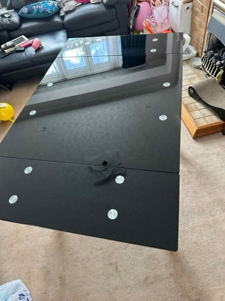 Photo of free Metal & Glass extending table (Worcester Park) #1