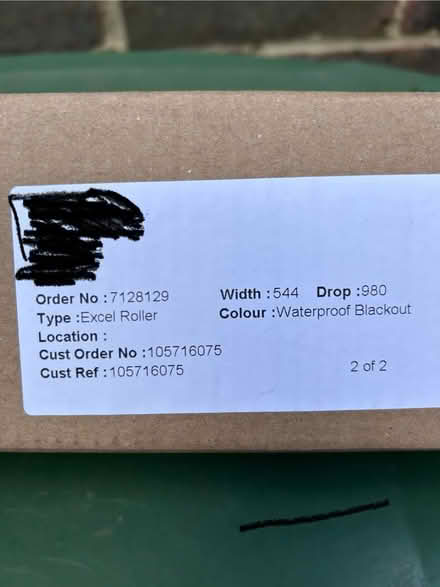 Photo of free Brand new roller blind 544mm wide (ME14 5ST) #2