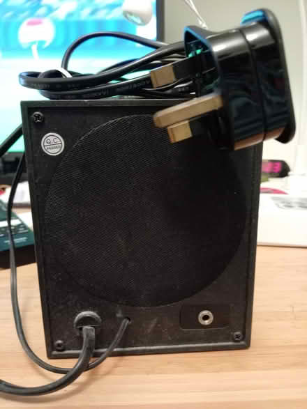 Photo of free Mains powered woofer speaker for computer (Pooley Green TW20) #2