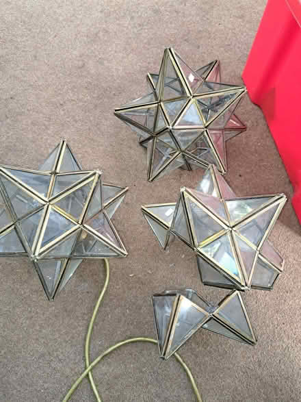 Photo of free three stellated dodecahedron light shades (Woodingdean BN2) #1