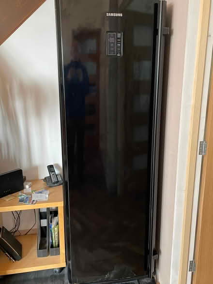Photo of free Samsung tall gloss black freestanding freezer (Penn HP10) #1