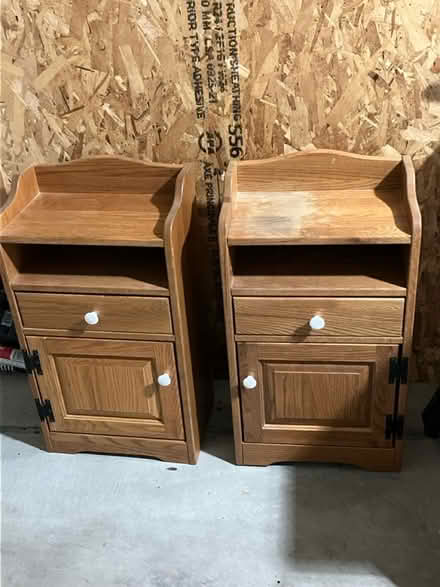 Photo of free Wooden bedside tables (Berks County - Oley) #1