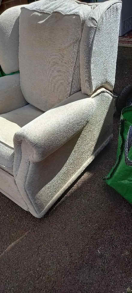 Photo of free Reclining chair cream (Market Deeping) #2