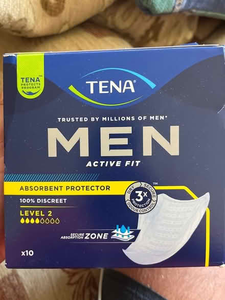Photo of free Tena Man absorbent protectors (Waterlooville PO7) #1