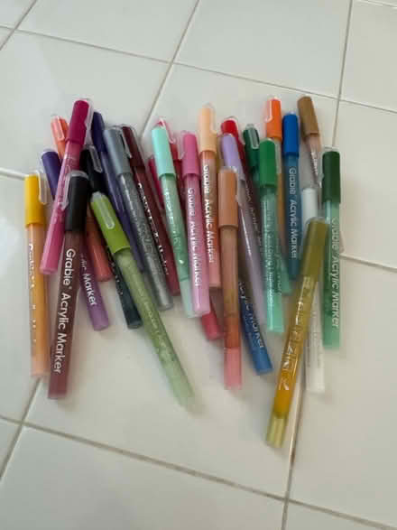 Photo of free Grabbie Acrylic Markers (East Petaluma) #1