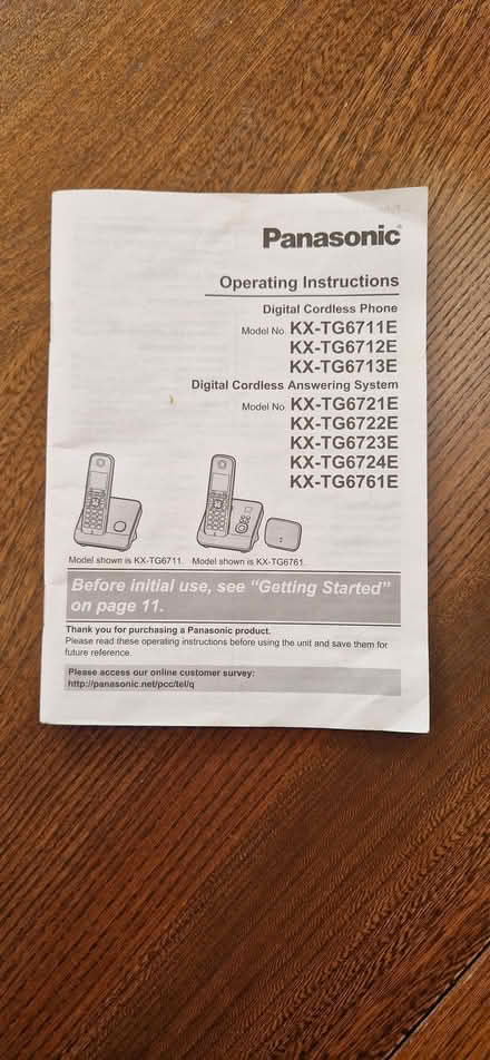 Photo of free Set of Panasonic digital cordless phones with answer machine (Henley-on-Thames RG9) #3