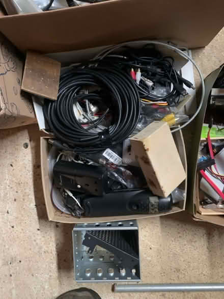 Photo of free Boxes of electrical cables etc (Wheathampstead AL4) #2