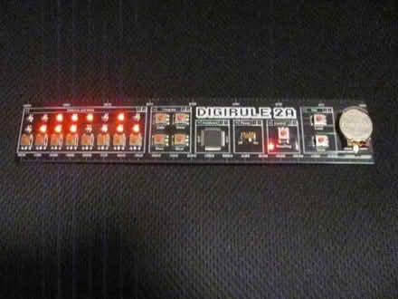 Photo of free DigiRule 2A computer on an 8" ruler (Feasterville) #2