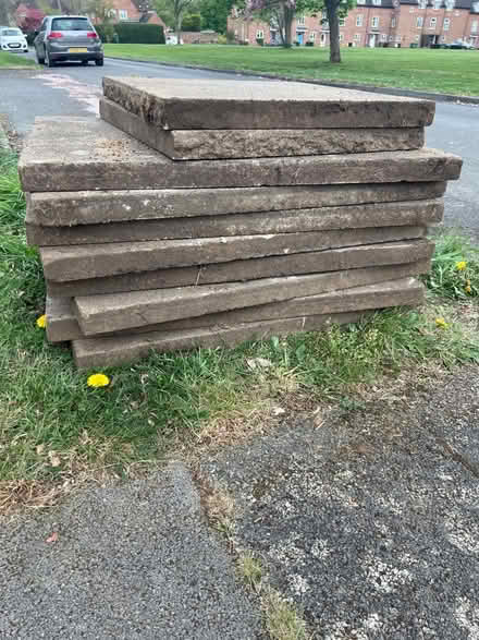 Photo of free concrete paving slabs (Northcourt OX14) #3