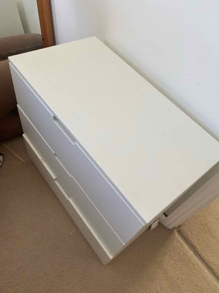 Photo of free White chest of drawers (GU9) #2
